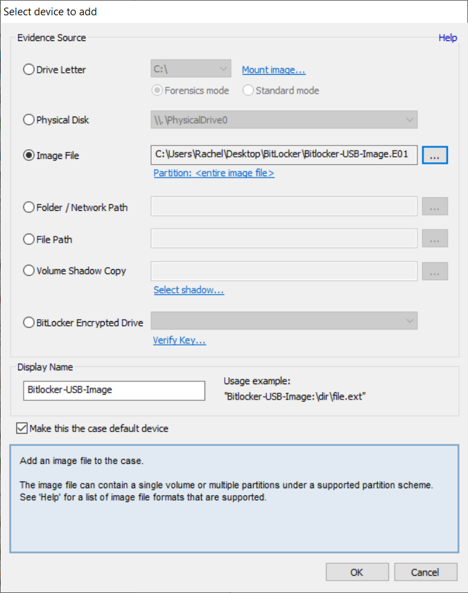 ensom Tøj sensor OSForensics - FAQs - How to Decrypt a BitLocker Drive