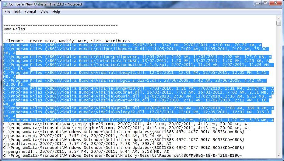 Compare Signature File 1