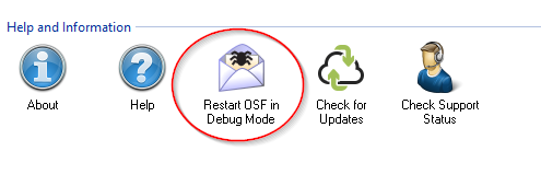OSForensics Debug Mode Icon