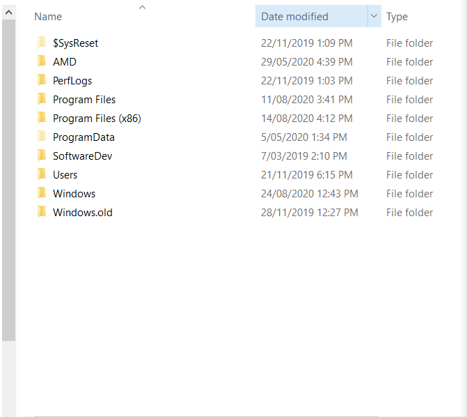 Hidden files not displayed in Windows Explorer